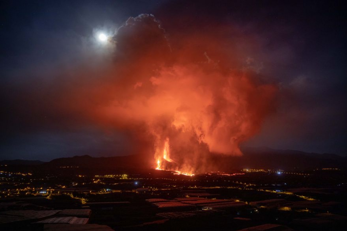 El volcán, ubicado en la isla de La Palma, en Islas Canarias, entró en erupción el domingo 19 de septiembre